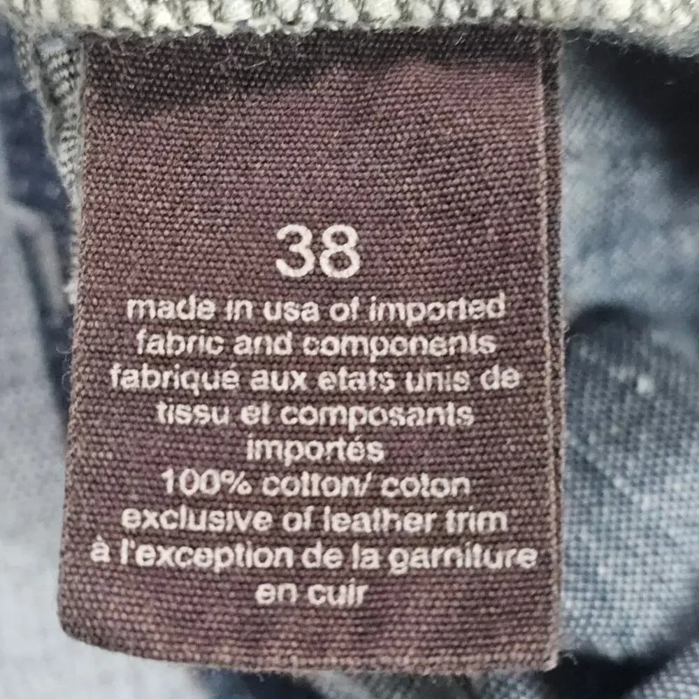 NWT John Varvatos Jeans Mens Size 38 Bowery Slim Straight Leg Casual Medium Wash